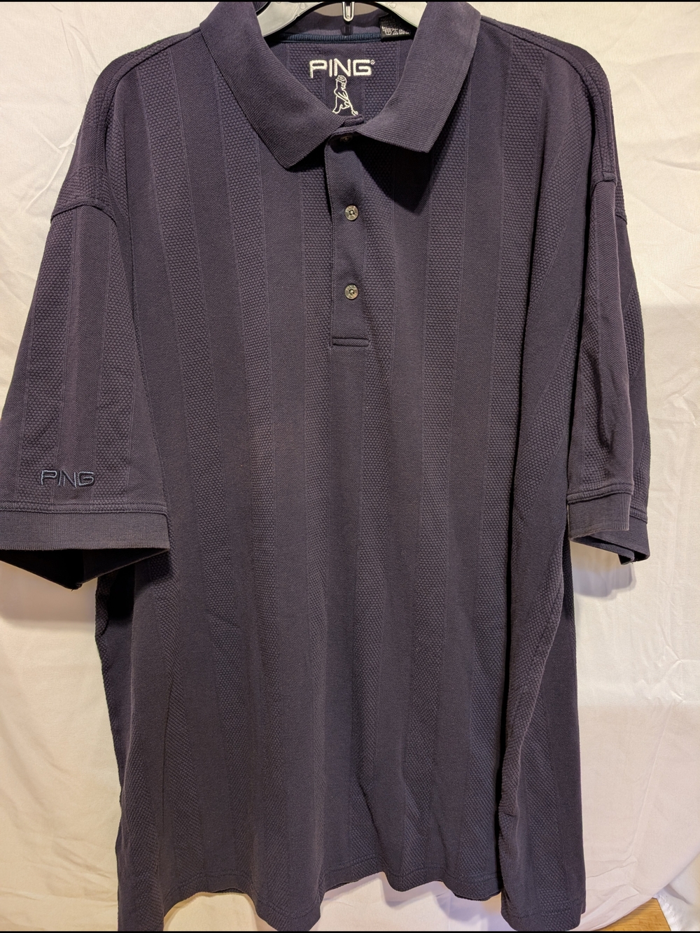 PING Men’s Polo Shirt in Navy Blue